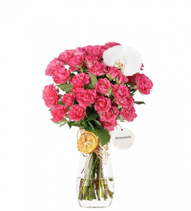 Pink Çardak Güller Orchid