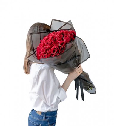 25 Kırmızı Gül Buketi