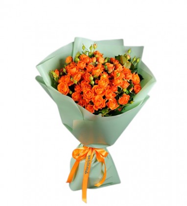 Turuncu Çardak Gül Buketi